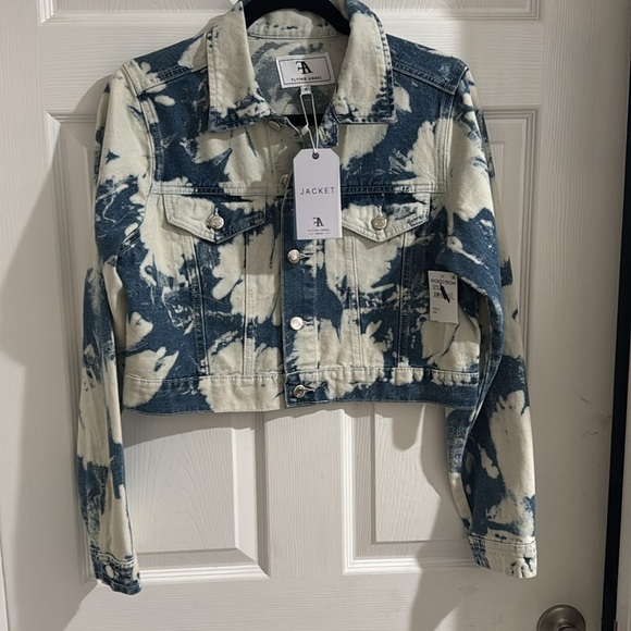 Flying Angel Denim Short Jacket.size small - Picture 3 of 8